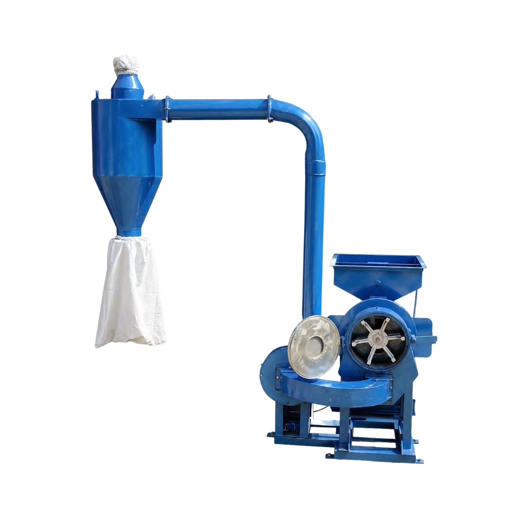 10 HP Double Chamber Cyclone Pulverizer Double Stage Cyclone Atta Chakki Price Flour Mill Without Motor