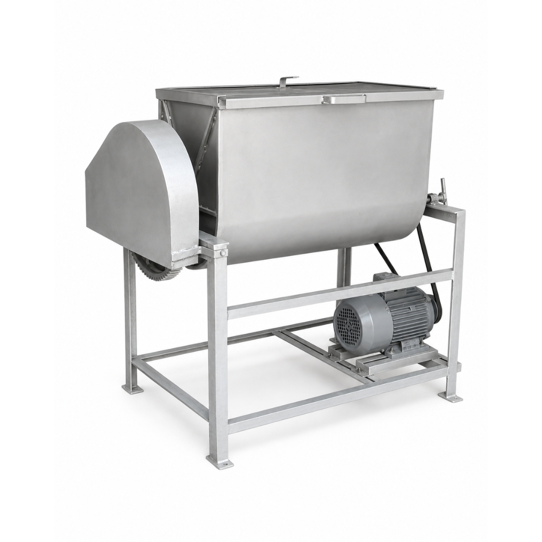100 Kg Mixing Machine Ribbon Blender Mixer Machine for Spices Mixering, Masala Mixer, Poultry Feed mixering