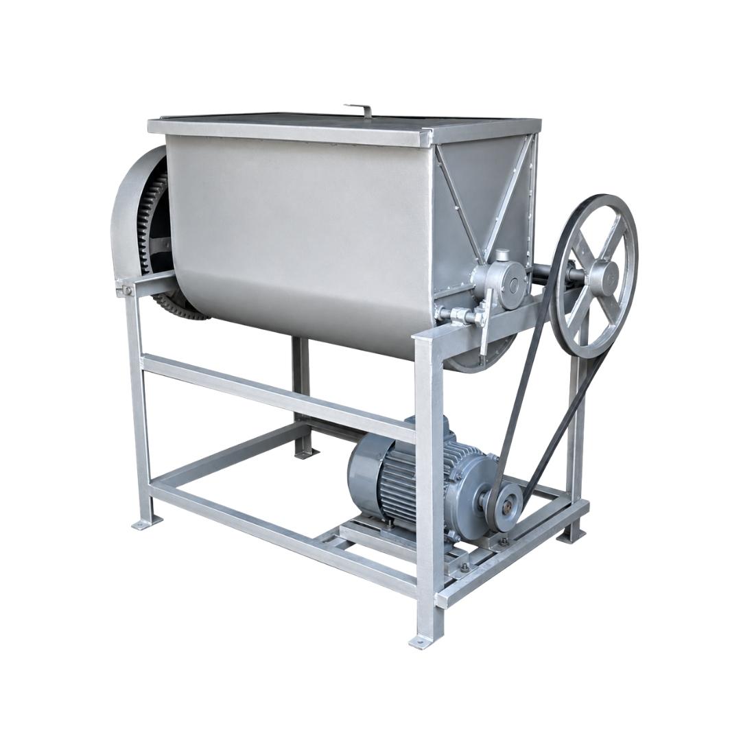 150 Kg Mixing Machine 150Kg Ribbon Blender Mixer Machine for Spices Mixering, Masala Mixer, Poultry Feed mixering